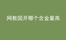 网教国开哪个含金量高