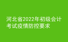 河北省2022年初级会计考试疫情防控要求及安全承诺书下载