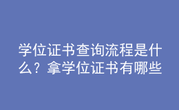 学位证书查询流程是什么？拿学位证书有哪些优势呢？ 