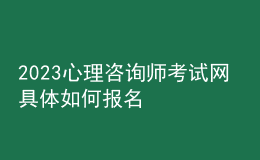 2023心理咨询师考试网 具体如何报名 重庆进行报名入口 