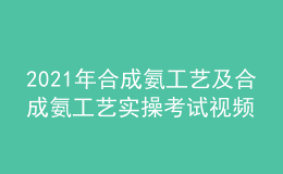 2021年合成氨工艺及合成氨工艺实操考试视频