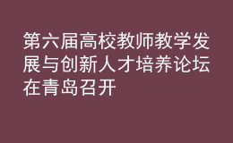 第六届高校教师教学发展与创新人才培养论坛在青岛召开