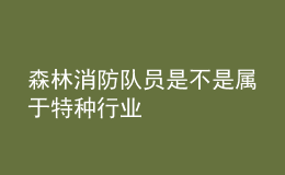 森林消防队员是不是属于特种行业