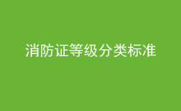 消防证等级分类标准
