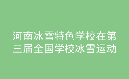 河南冰雪特色学校在第三届全国学校冰雪运动竞赛暨冰雪嘉年华活动中再创佳绩