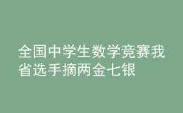 全国中学生数学竞赛我省选手摘两金七银