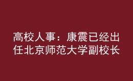 高校人事：康震已经出任北京师范大学副校长