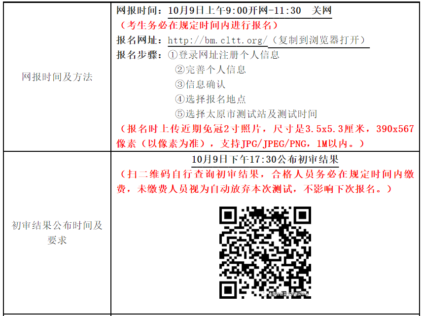 2023年10月山西太原社会人员普通话水平测试的通知