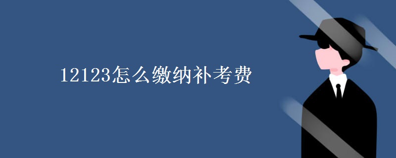 12123怎么缴纳补考费