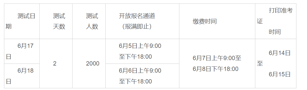 2023年6月广西百色市普通话考试时间：6月17、18日