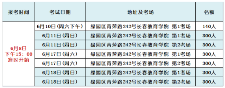 2023年吉林长春市普通话报名时间：6月8日
